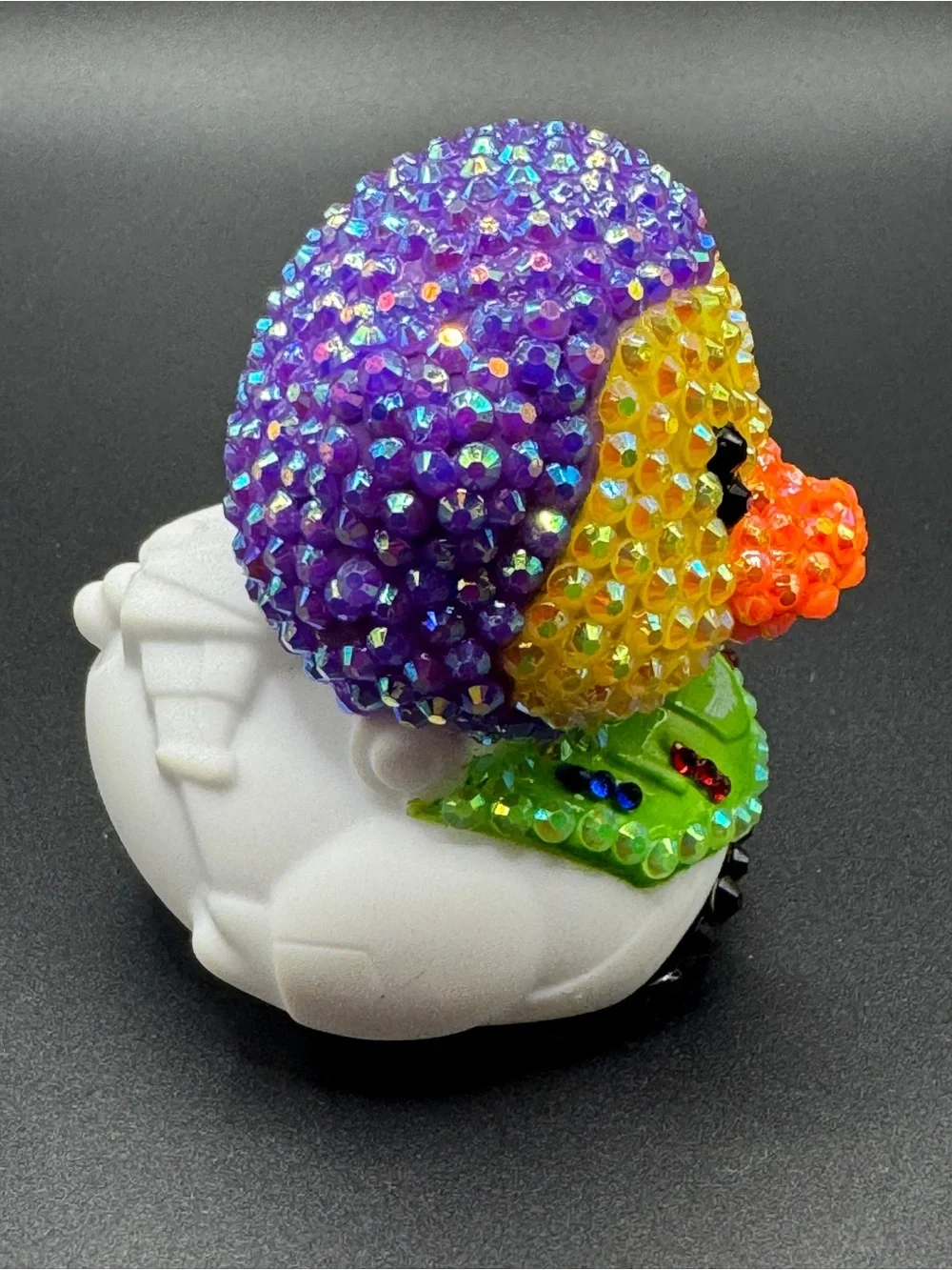 Hand Bejeweled Buzz Lightduck Rubber Duck Sparkle Resin Rhinestones Jeep Jewels
